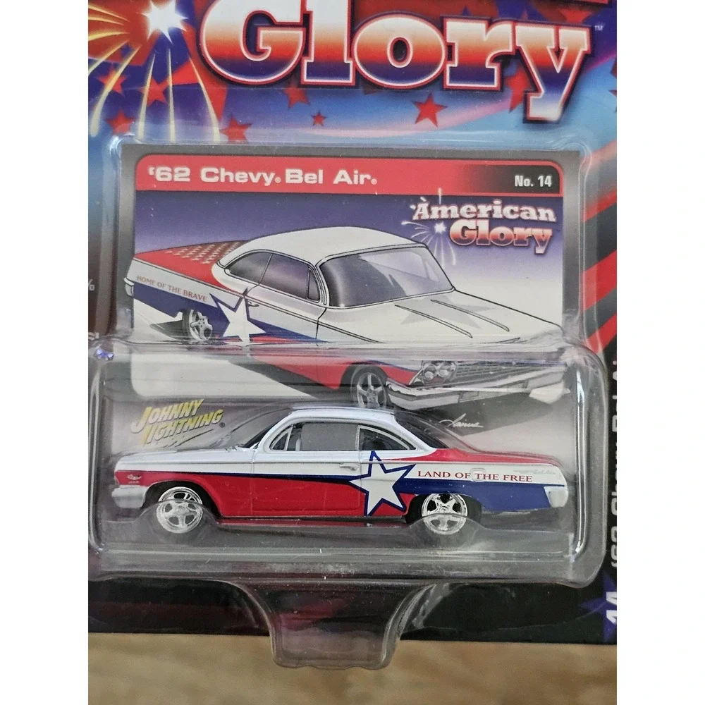 Johnny Lightning Street Freaks American Glory '62 Chevy Bel Air #14 1:64 Diecast